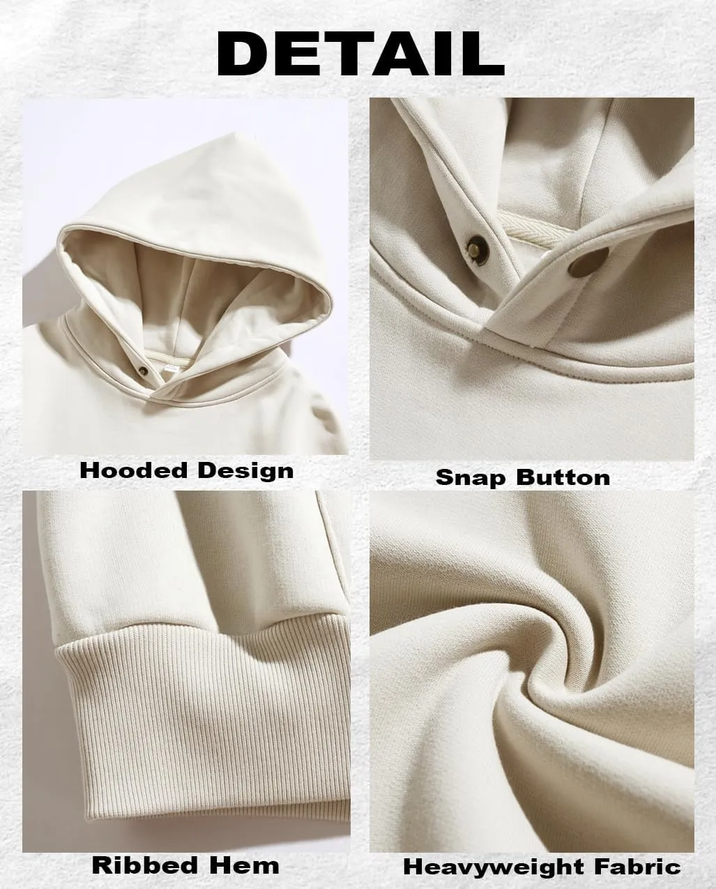 350gsm Thick Cotton Blend Hoodies Winter Oversized Blank Hoodies Warm Sweatshirts Heavyweight Hoodie Men Streetwear