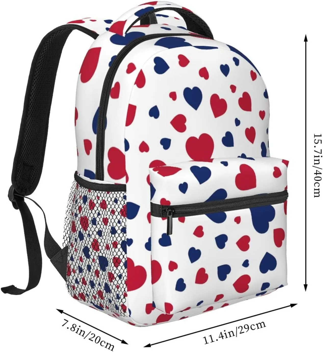 4th July Travel Laptop Backpack Women Lightweight Backpack Adjustable College Backpack Fits 15.6 Inch Laptop Waterproof Travel Backpack for Men