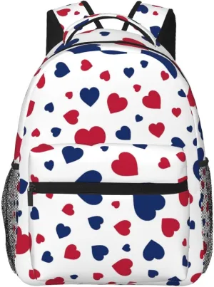 4th July Travel Laptop Backpack Women Lightweight Backpack Adjustable College Backpack Fits 15.6 Inch Laptop Waterproof Travel Backpack for Men