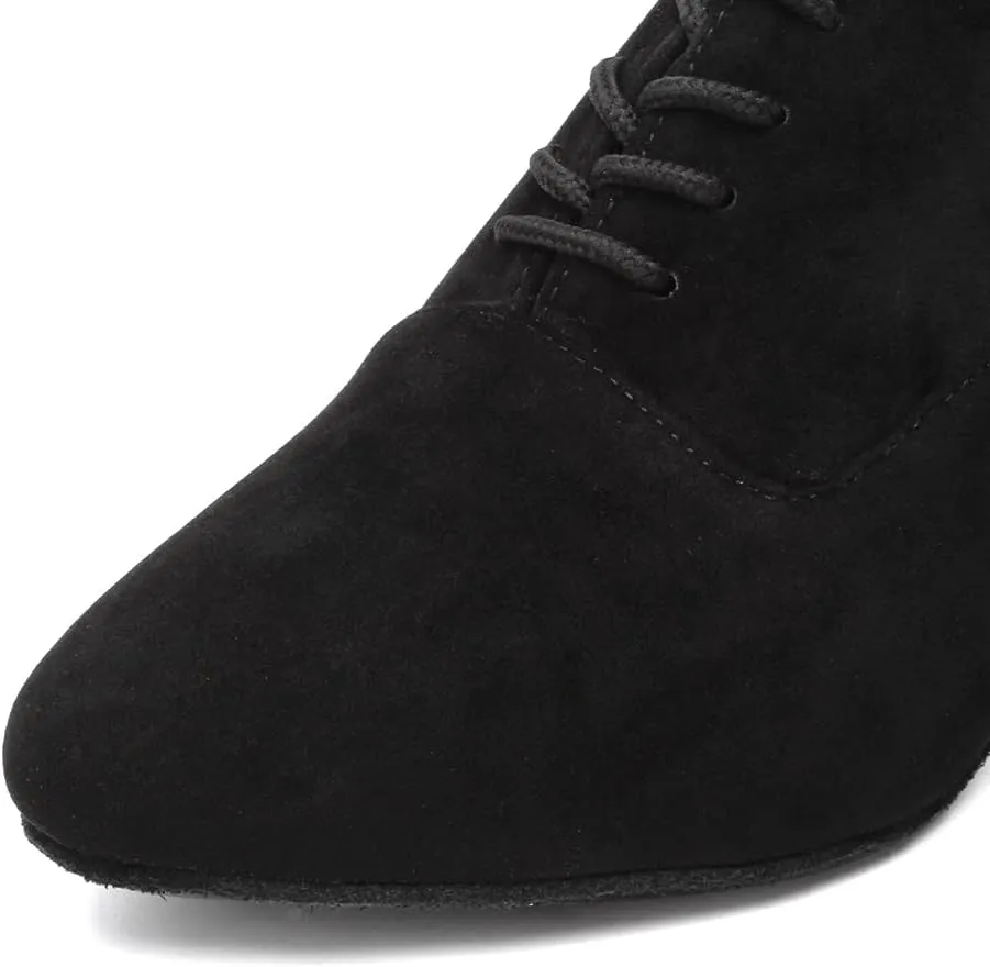 AOQUNFS Women Latin Ballroom Dance Shoes Lace-up Modern Salsa Practice Dance Shoes,Model ZYX305