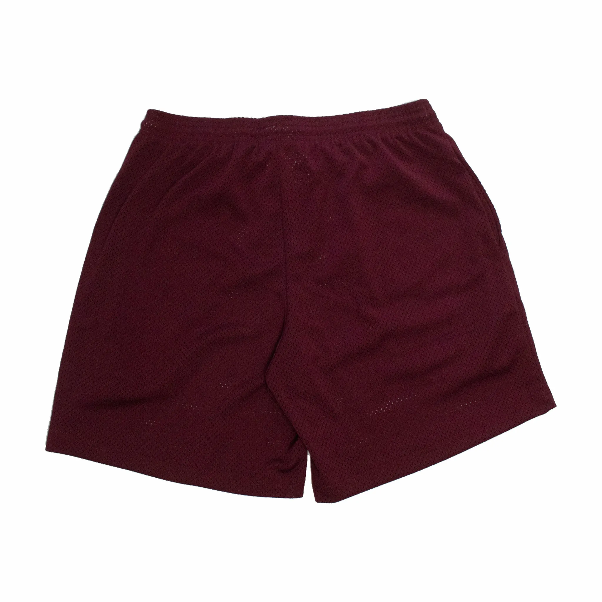 August "Frozen Custard" Mesh Shorts (Burgundy)