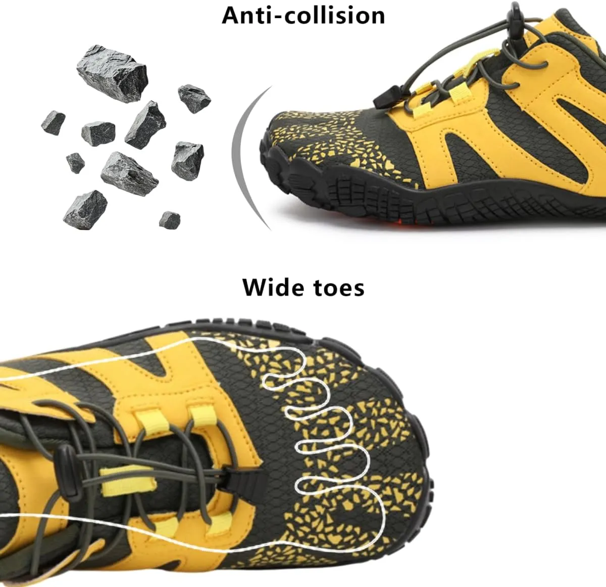 Barefoot Shoes Men Women Minimalist Wide Toe Box Zero Drop Lightweight Cross Training Shoes Trail Running Hiking Sneakers
