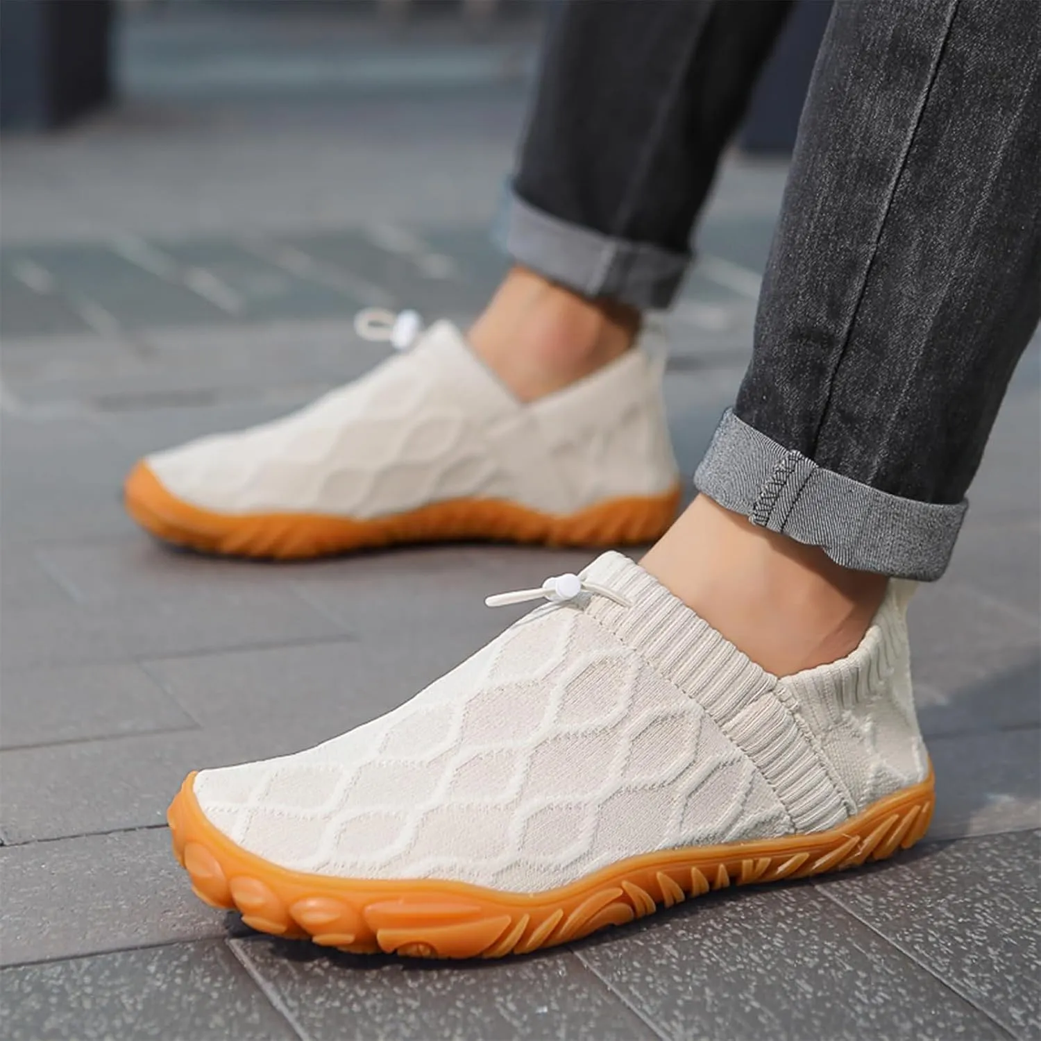 Barefoot Water Shoes for Men Minimalist Comfortable for Beach Outdoor Hiking Aqua Swim Pool River Boat Travel Running Walking Sneakers