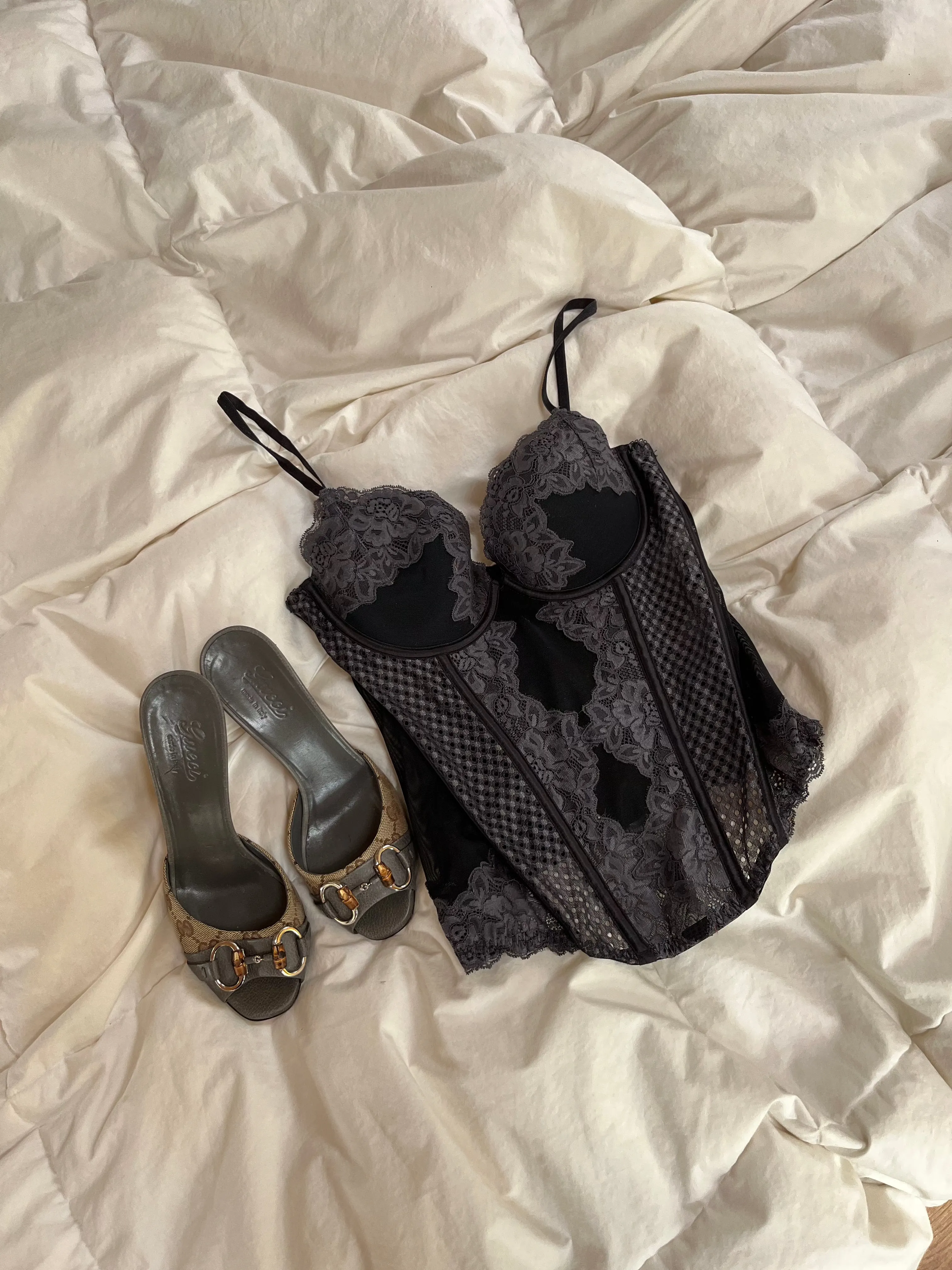 Black Structured Bustier