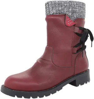 Brown Ankle Winter Boots for Women 2023 Trendy Waterproof Lightweight Winter Boots Synthetic Women Womens Winter Booties Wide Snow Boots for Women Waterproof Size 6 Botas De FrO Para Mujer