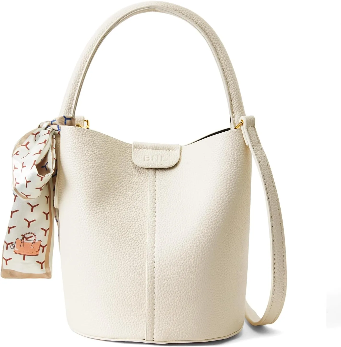 Bucket Bags for Women, Vegan Leather SMALL Crossbody Bags, Trendy Top-handle purses with 2 Removable Shoulder Straps