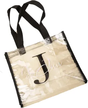 callie Personazlied Clear Tote Bags for Women, Custom Initial Name on Waterproof Beach Bag, Mother's Day Birthday Gift for Women