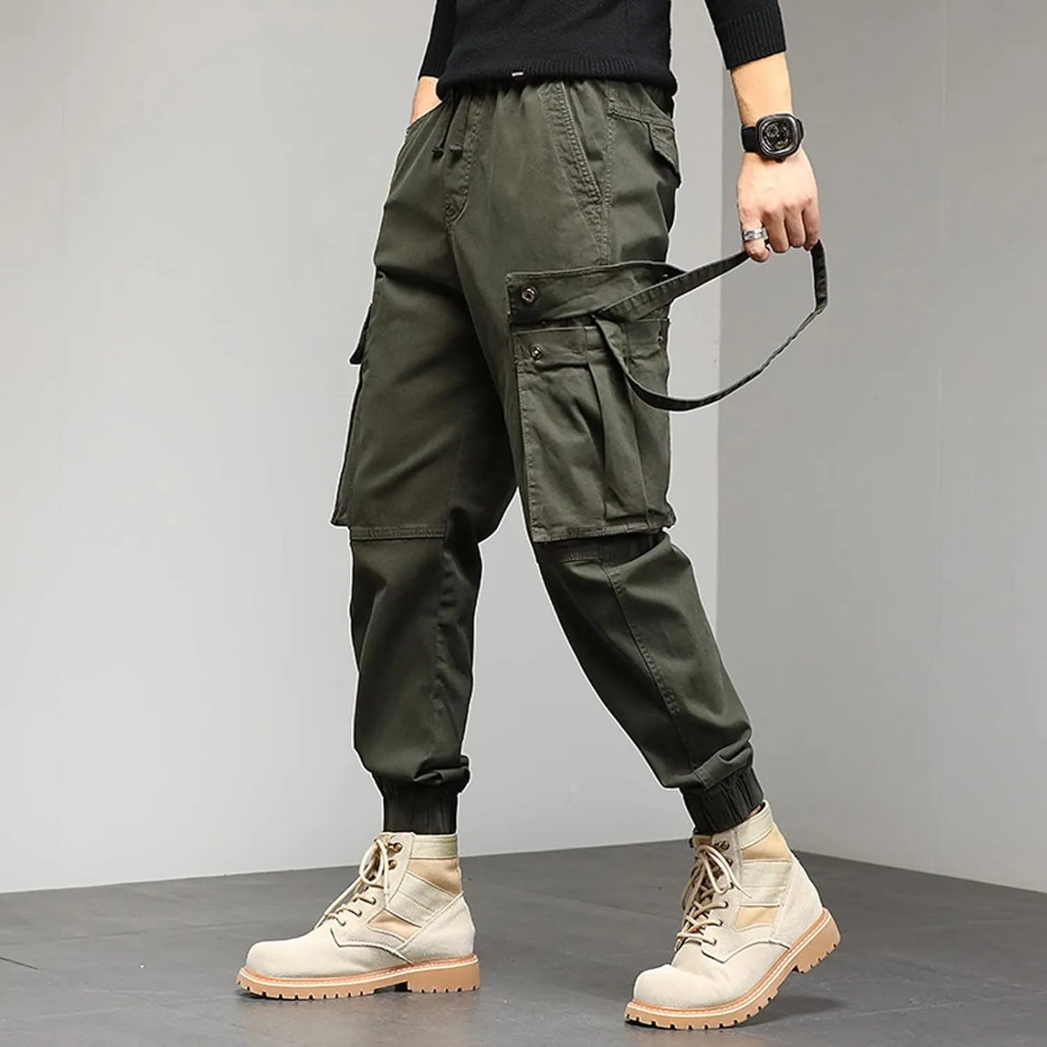 Cargo Pants for Men Big and Tall, Jeans Pants Tooling Camouflage Pants Men's Lightweight Relaxed Fit Cargo Pant Mens