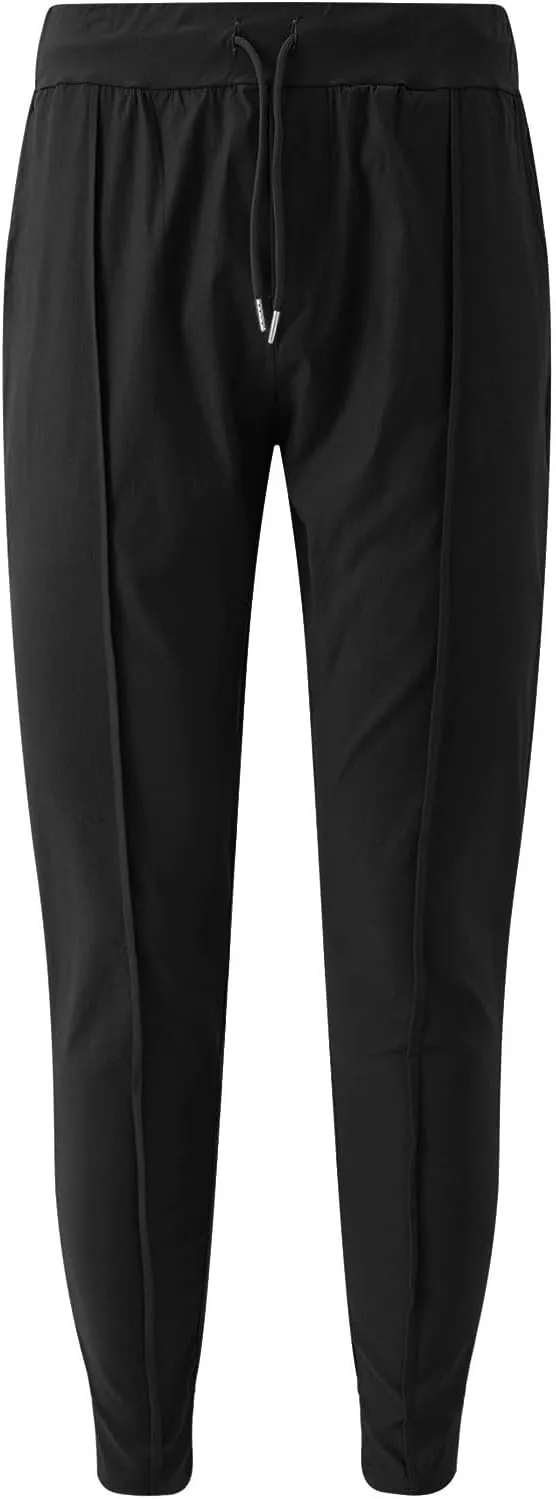 Cargo Pants for Men Outdoor Tactical Jogging Pants Slim Fit Sweatpants Elastic Waist Tapered Pants with Multi Pockets