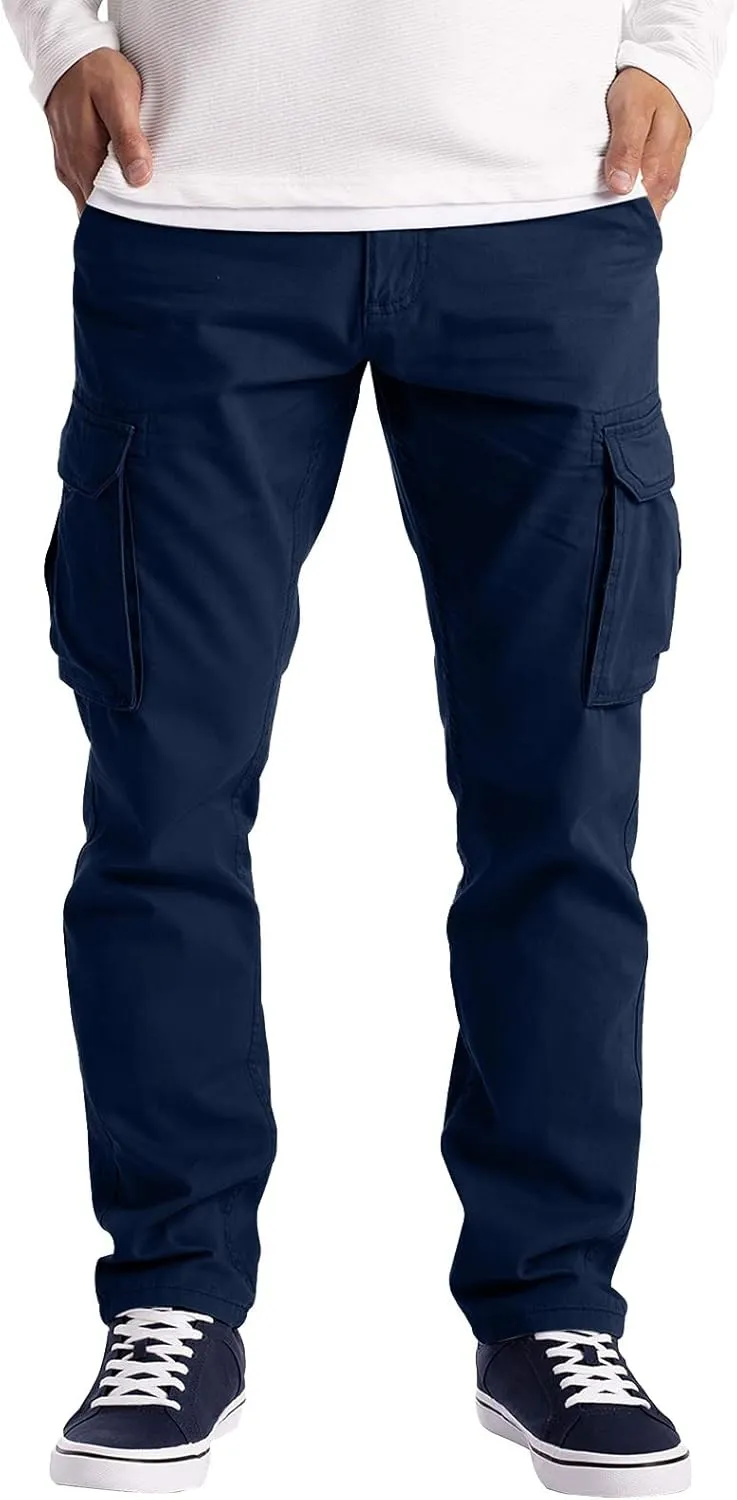 Cargo Pants for Men Relaxed Fit Cargo Sweatpants Outdoor Joggers Sweatpants Joggers for Men Big and Tall Mens Joggers