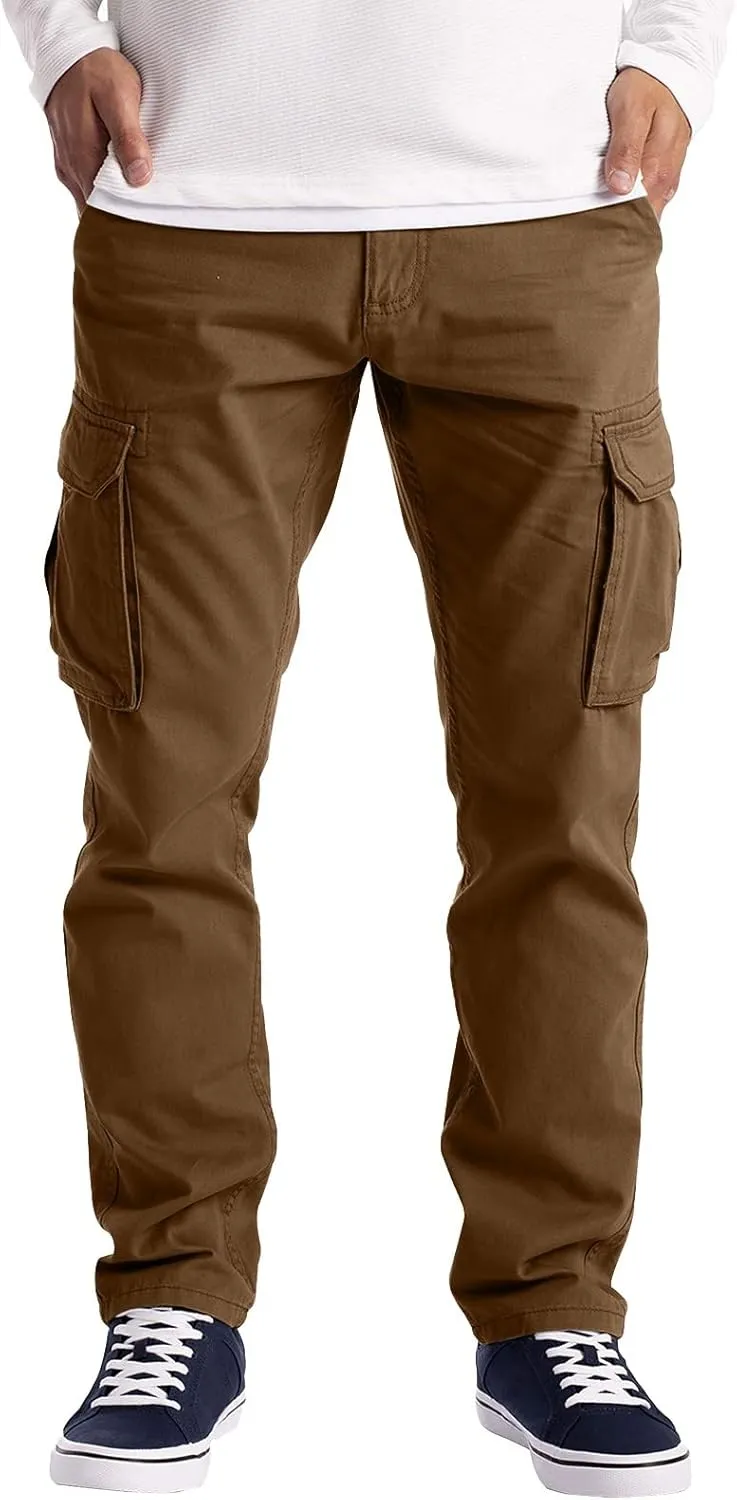 Cargo Pants for Men Relaxed Fit Cargo Sweatpants Outdoor Joggers Sweatpants Joggers for Men Big and Tall Mens Joggers