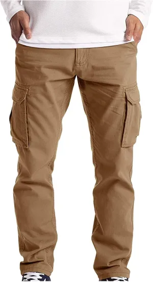 Cargo Pants for Men Relaxed Fit Cargo Sweatpants Outdoor Joggers Sweatpants Joggers for Men Big and Tall Mens Joggers