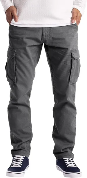 Cargo Pants for Men Relaxed Fit Cargo Sweatpants Outdoor Joggers Sweatpants Joggers for Men Big and Tall Mens Joggers
