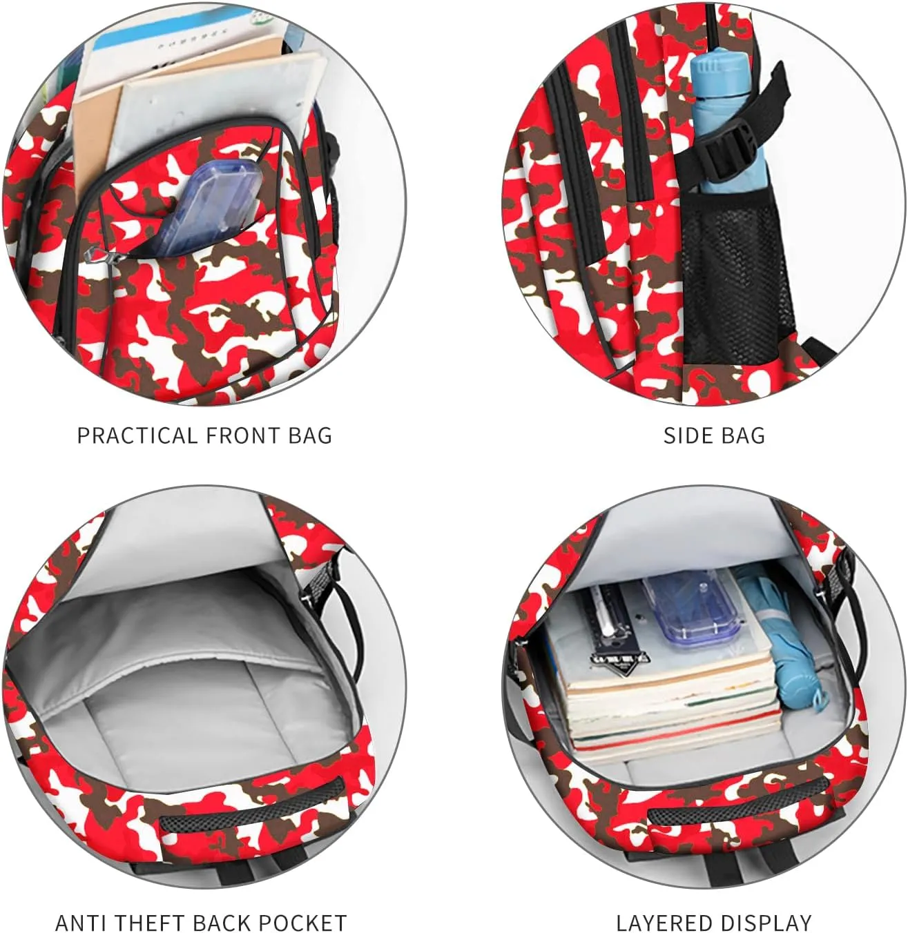 Casual Lightweight Backpacks for Boys & Girls, School Bookbags, 15 "Laptop Backpack, Travel Bag