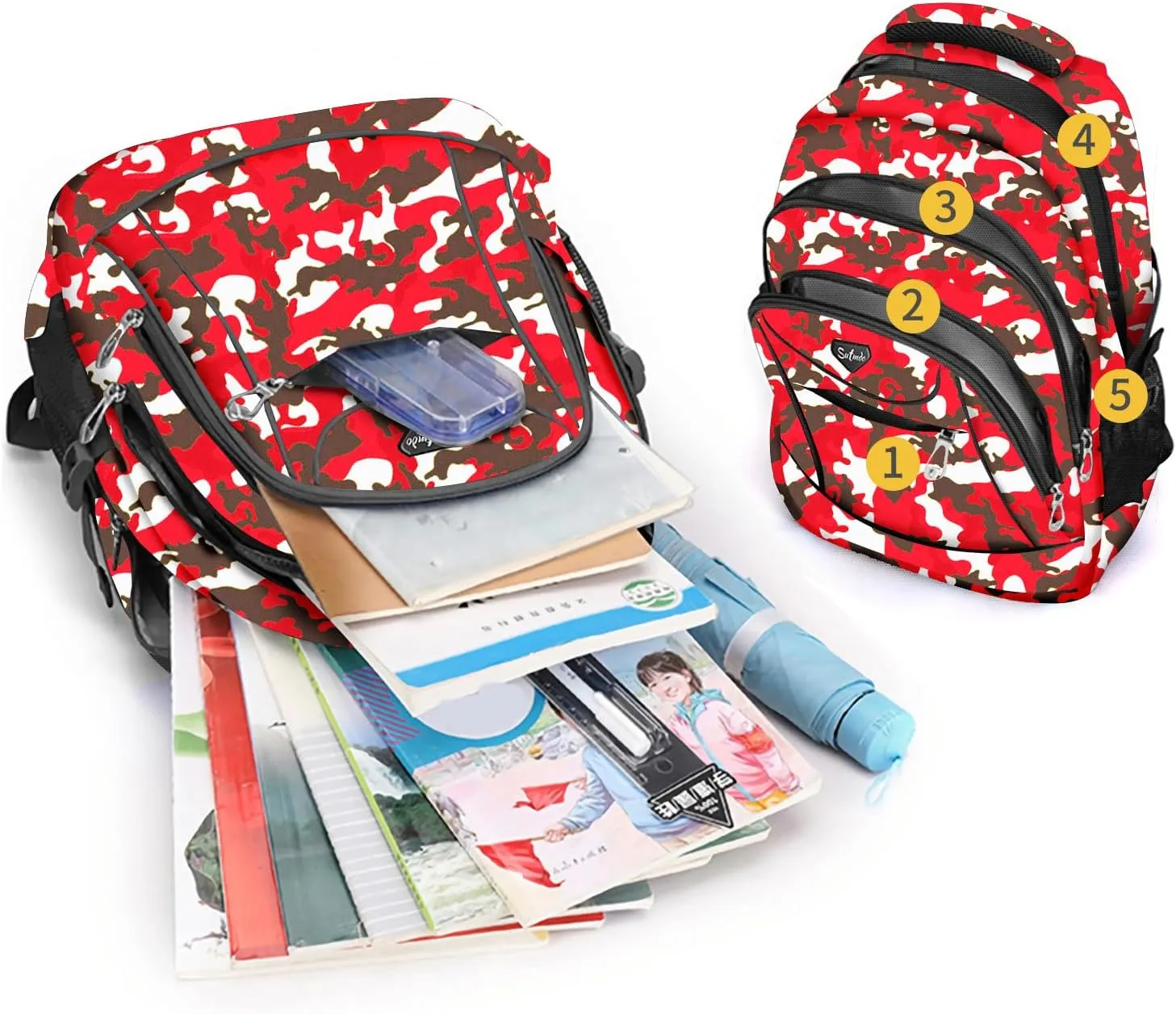 Casual Lightweight Backpacks for Boys & Girls, School Bookbags, 15 "Laptop Backpack, Travel Bag
