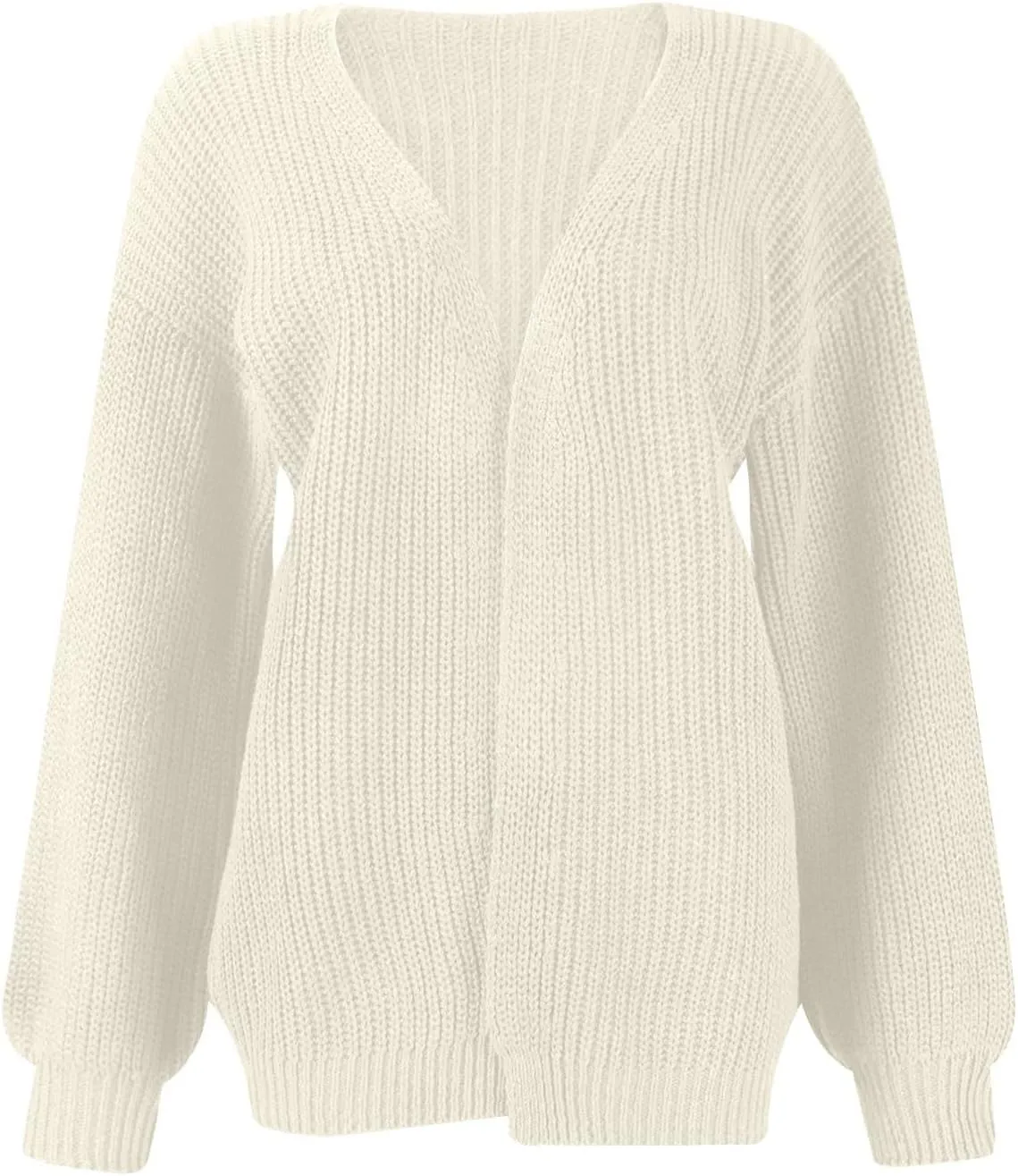 Chunky Cardigan Sweaters for Women Casual Comfy Open Front Long Cardigan Loose Fit Winter Warm Oversized Sweaters