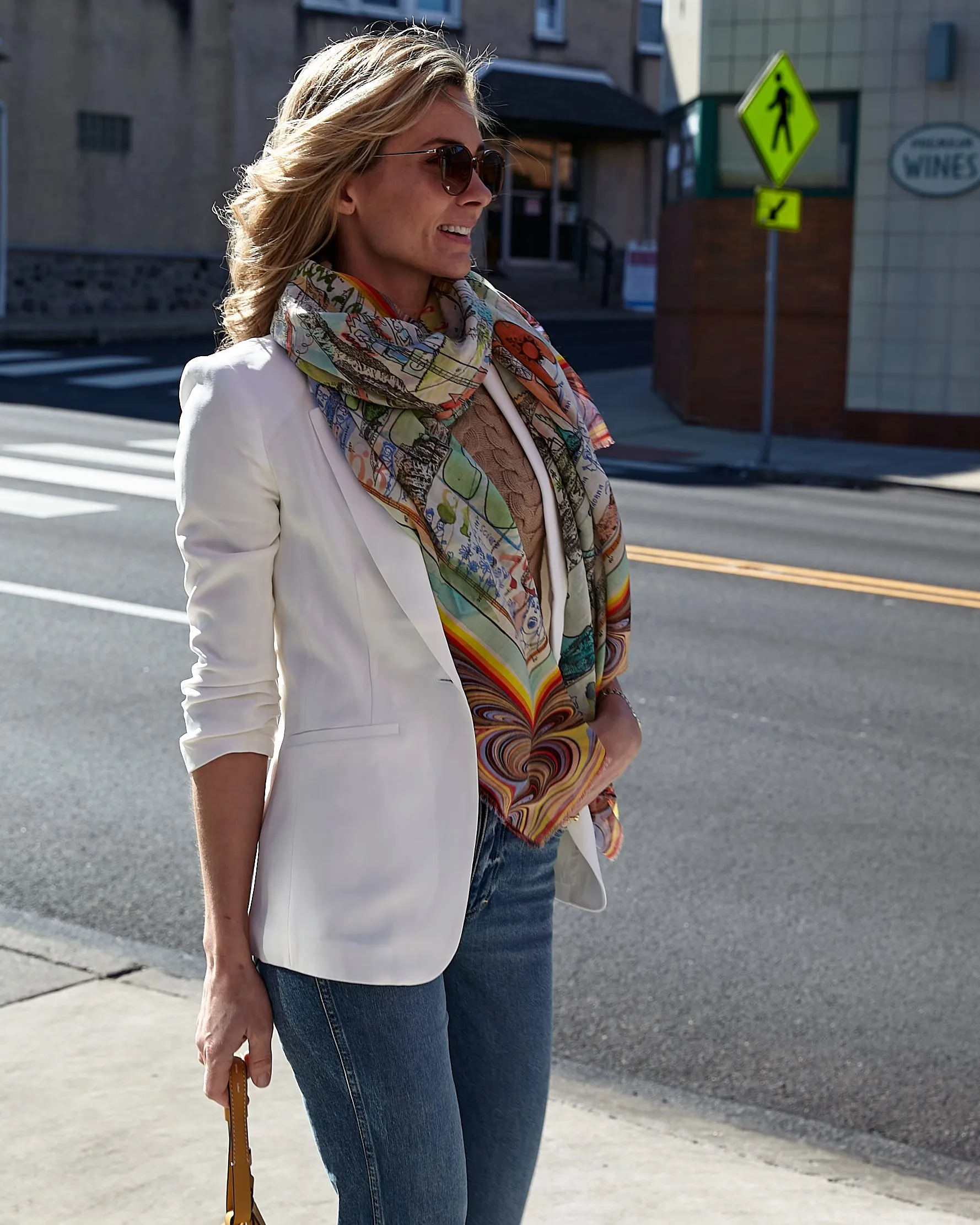 CINQ  SEPT CREPE KHLOE BLAZER