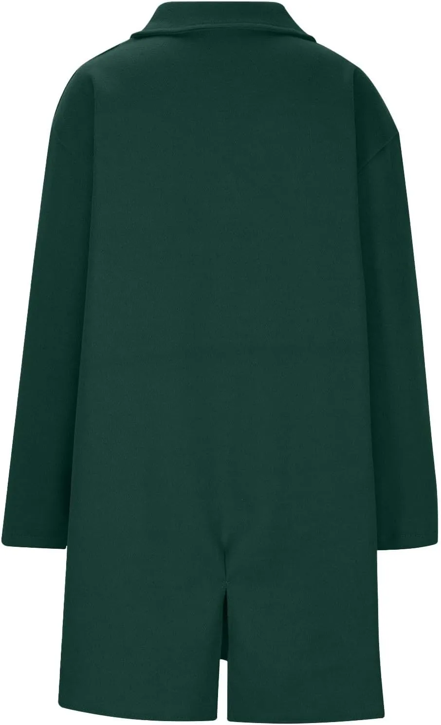 Coatigan for Women Wool Blend Pea Coats Double Breasted Oversized Blazer Knit Open Front Cardigan Sweater with Pocket