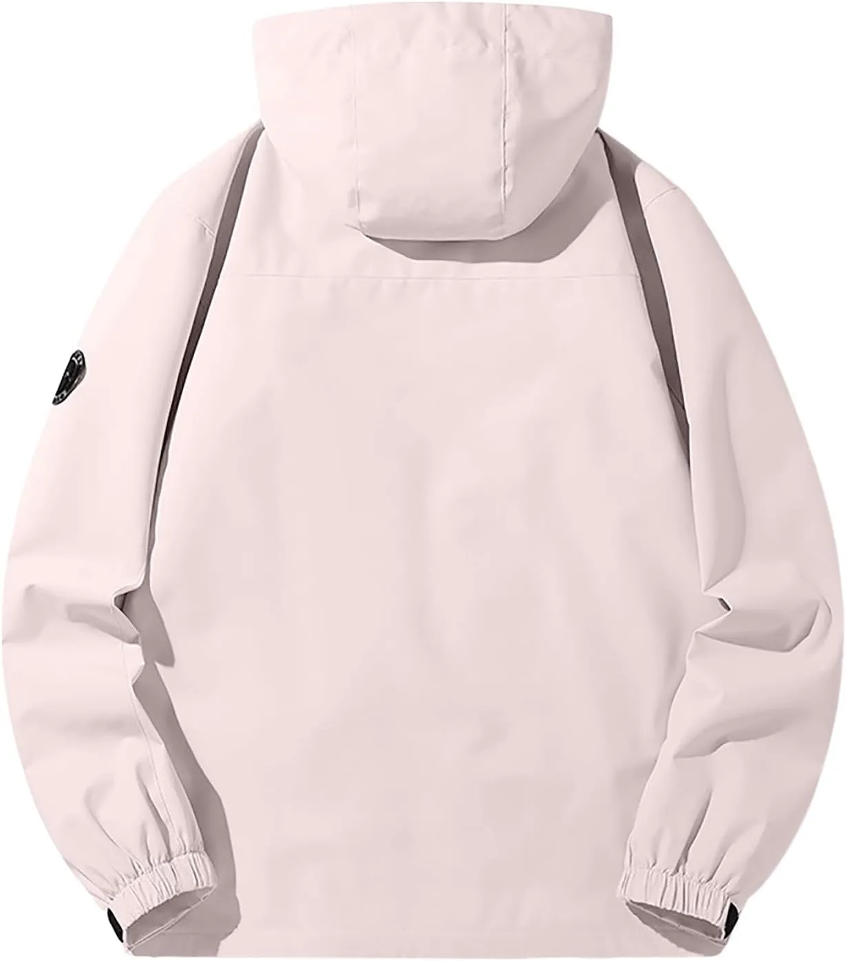 cooki Women's Raincoats with Hood Waterproof Windbreaker Lightweight Hooded Rain Jackets for Women Outdoor Trench Coat