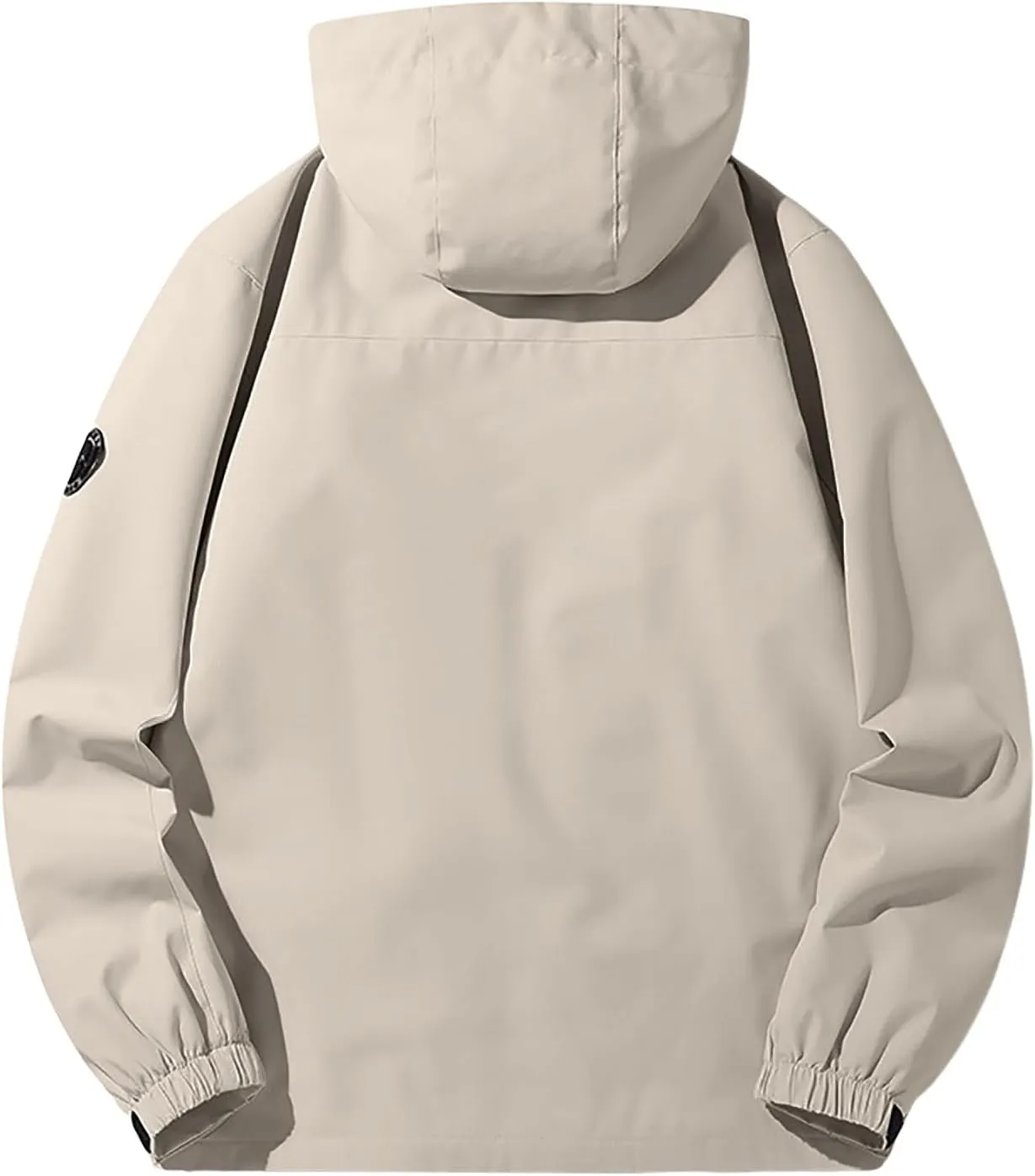 cooki Women's Raincoats with Hood Waterproof Windbreaker Lightweight Hooded Rain Jackets for Women Outdoor Trench Coat