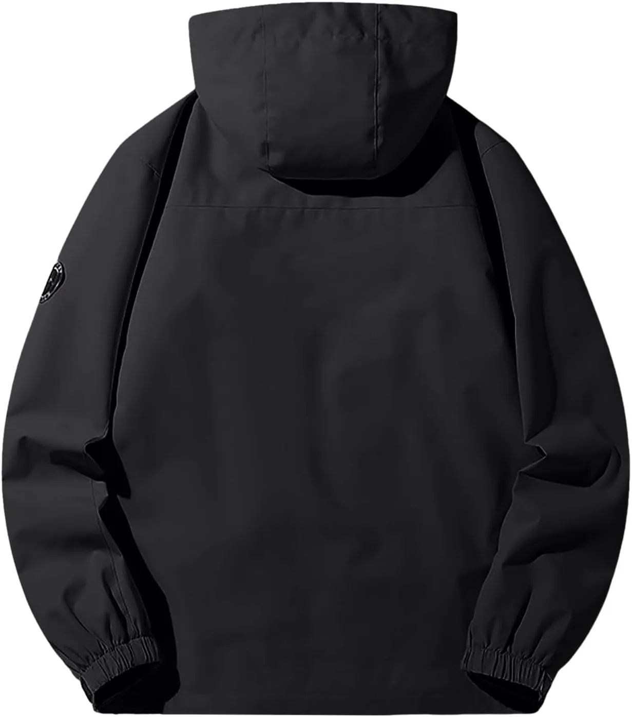 cooki Women's Raincoats with Hood Waterproof Windbreaker Lightweight Hooded Rain Jackets for Women Outdoor Trench Coat
