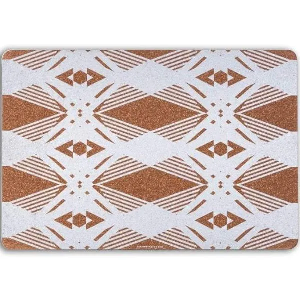 Cork Table Mat, Geometric (Set of 6)