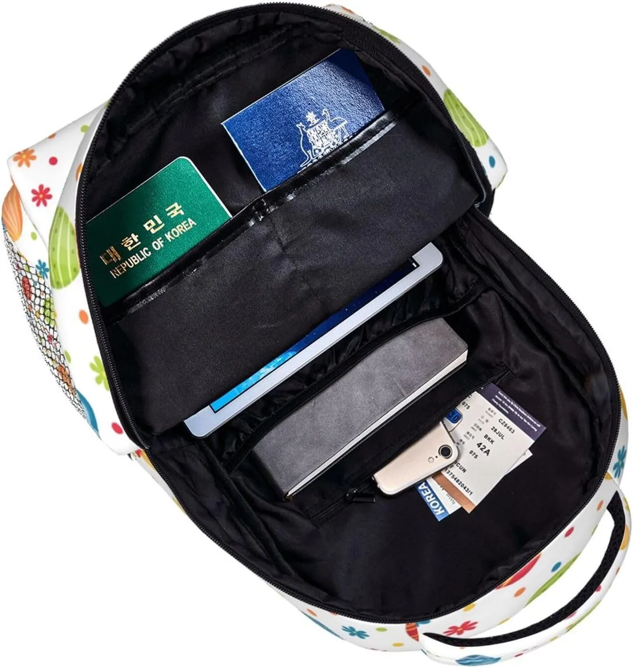 Easter Travel Laptop Backpack for Women Lightweight College Backpack Adjustable Fits 15.6 Inch Laptop Bag Waterproof for Men, Gym, Work