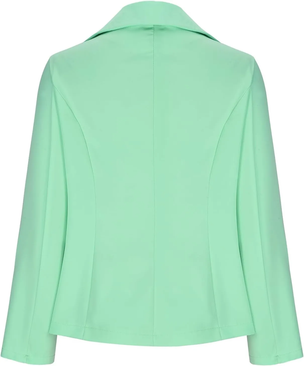 Fashion Women Blazer Jackets Turn Down Collar Blouse Long Sleeve Casual Fall Winter Work Coat Open Front Cardigan