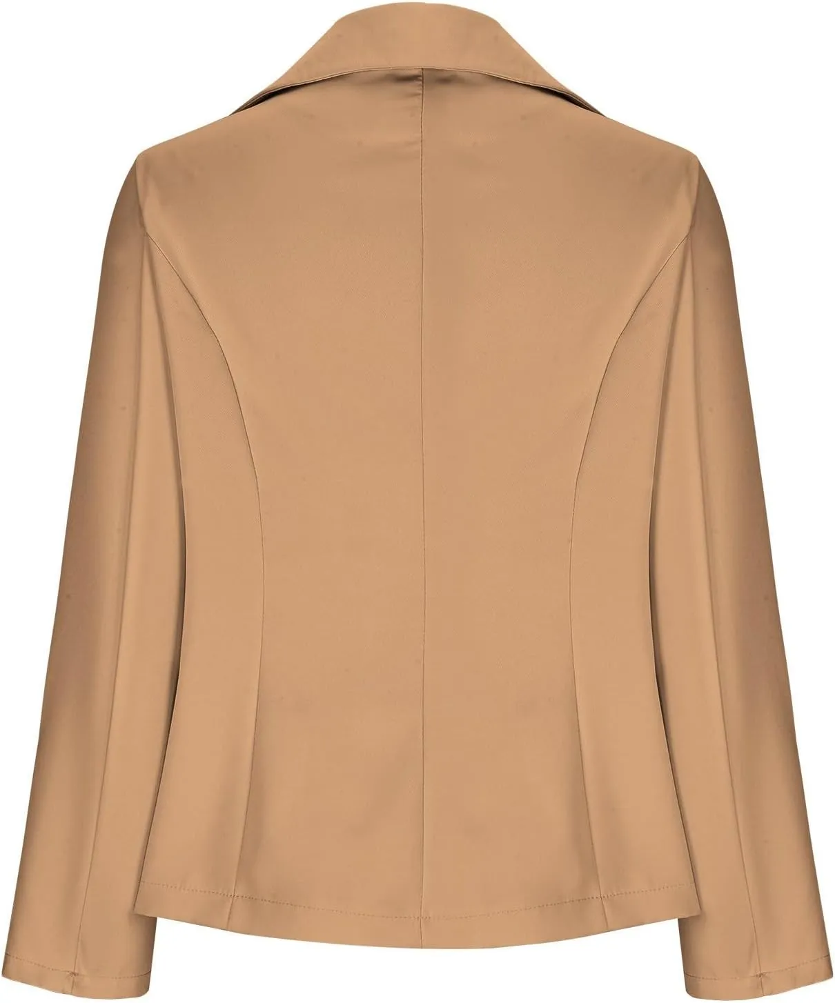 Fashion Women Blazer Jackets Turn Down Collar Blouse Long Sleeve Casual Fall Winter Work Coat Open Front Cardigan