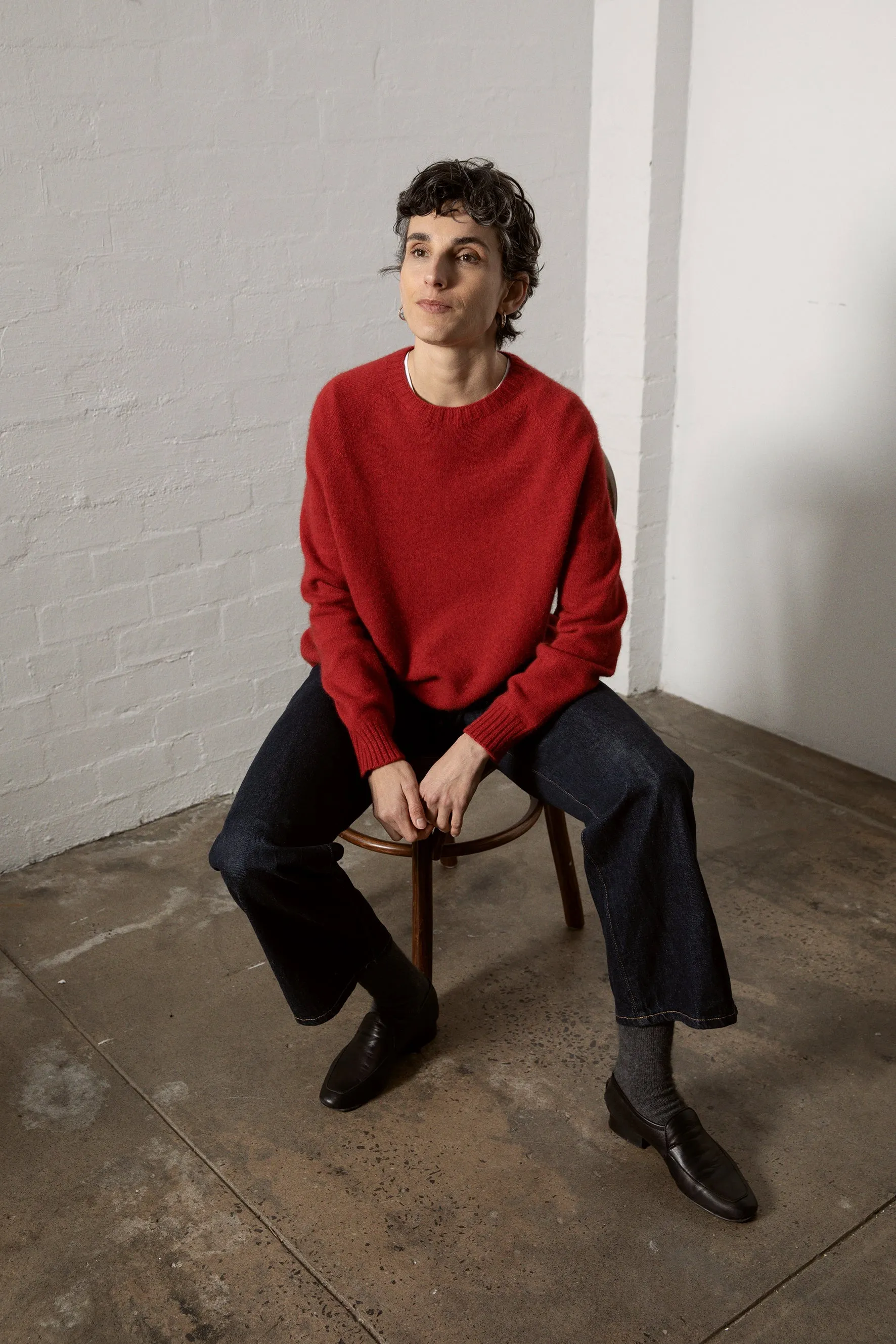 Francie Nimbus Raglan Knit Poppy