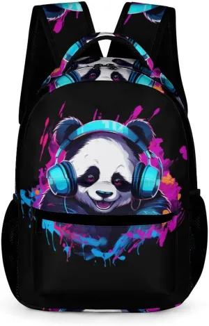 FunnyStar Kawaii Panda Bear Laptop Backpack Cute Daypack for Camping Shopping Traveling
