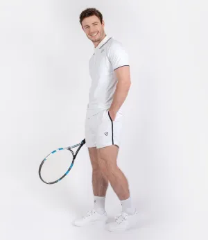 George Short  6" - White/Navy