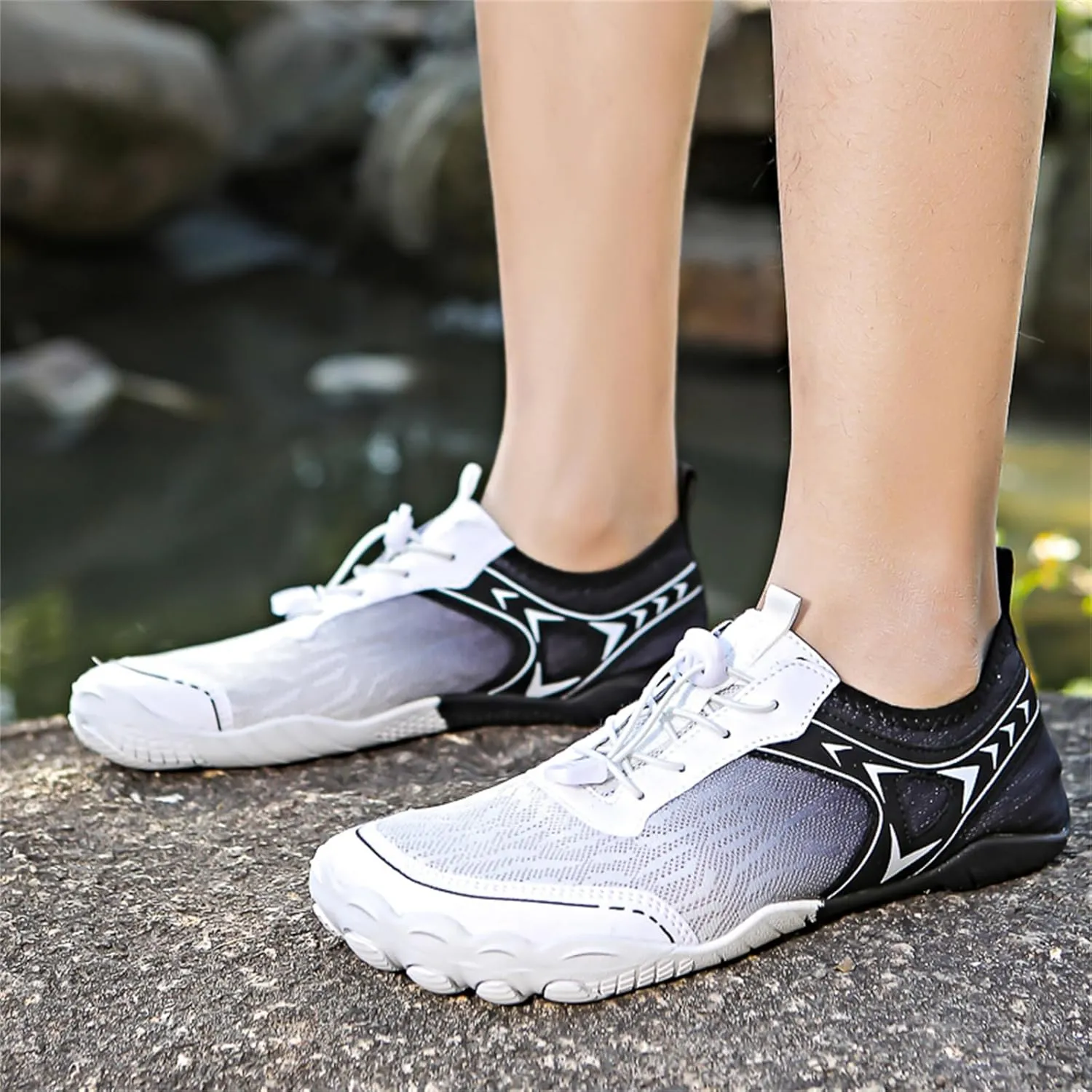 Grounded Footwear for Women Men with Neuropathy Grounding Shoes Hiking Footwear Barefoot Womens Shoes Non-Slip Outdoor Unisex Water Pro Beach Shoe Wide Toe Box Sneakers, Diabetic Shoe, Quick-Dry