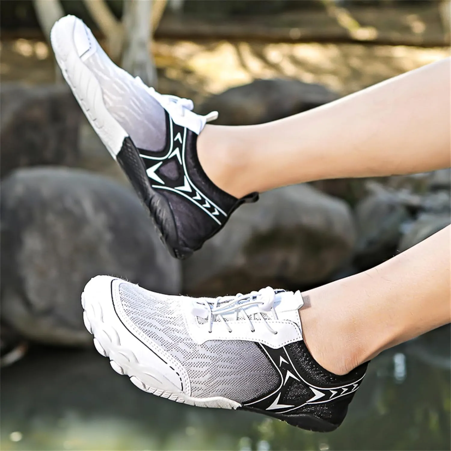 Grounded Footwear for Women Men with Neuropathy Grounding Shoes Hiking Footwear Barefoot Womens Shoes Non-Slip Outdoor Unisex Water Pro Beach Shoe Wide Toe Box Sneakers, Diabetic Shoe, Quick-Dry
