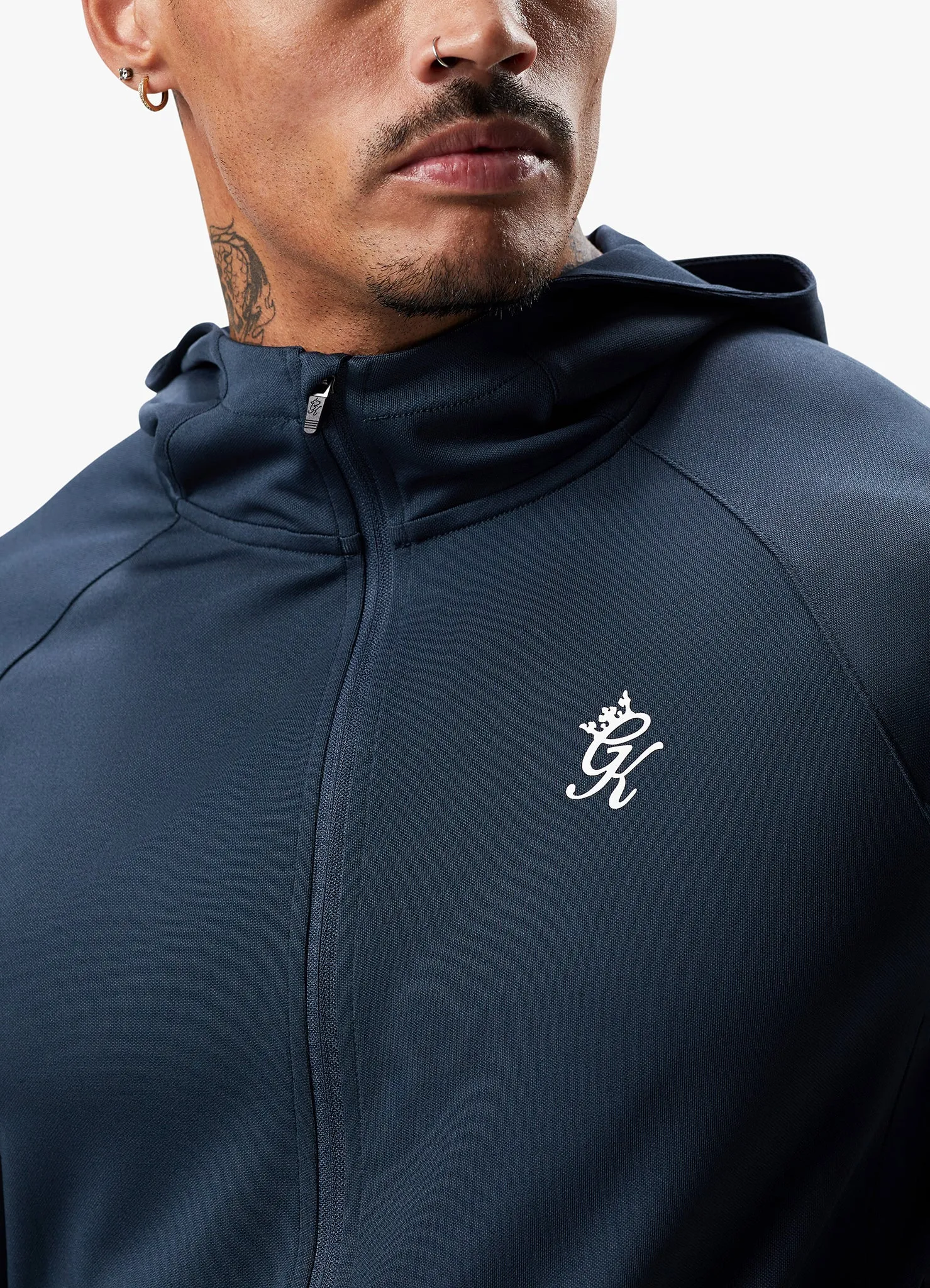 Gym King 365 Lightweight Training FZ Tracksuit - Storm Blue