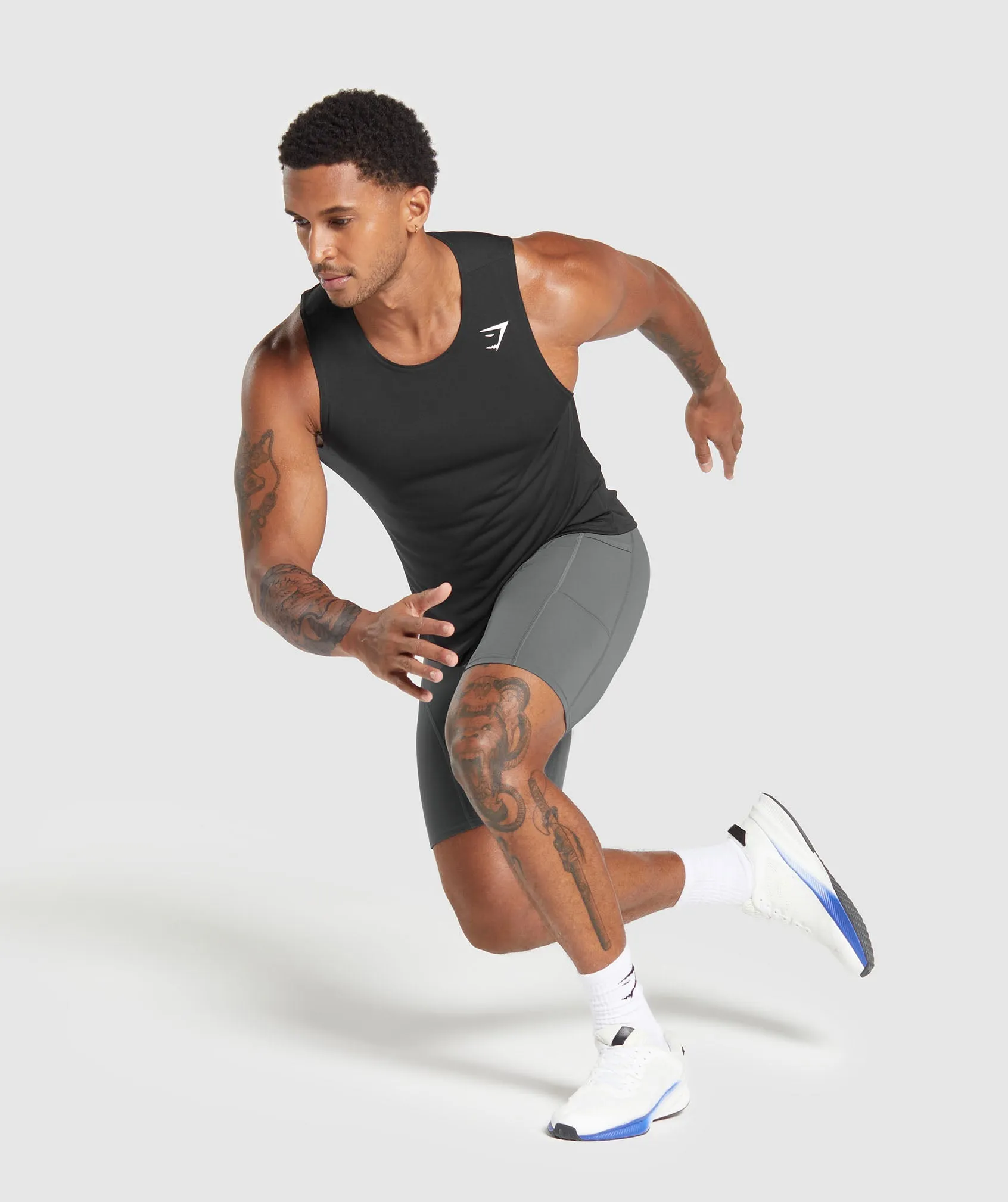 Gymshark Control Baselayer Shorts - Pitch Grey