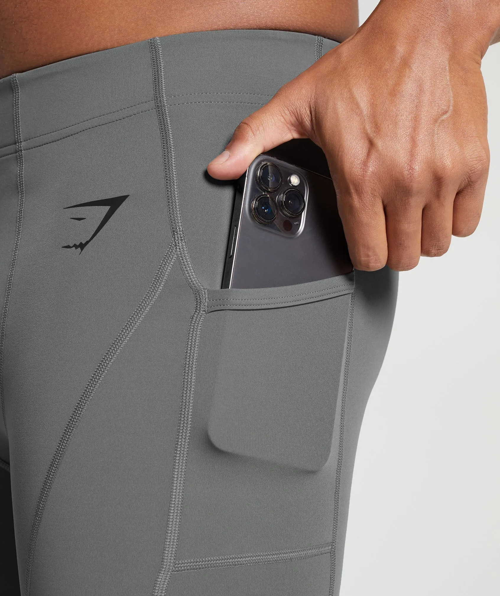 Gymshark Control Baselayer Shorts - Pitch Grey