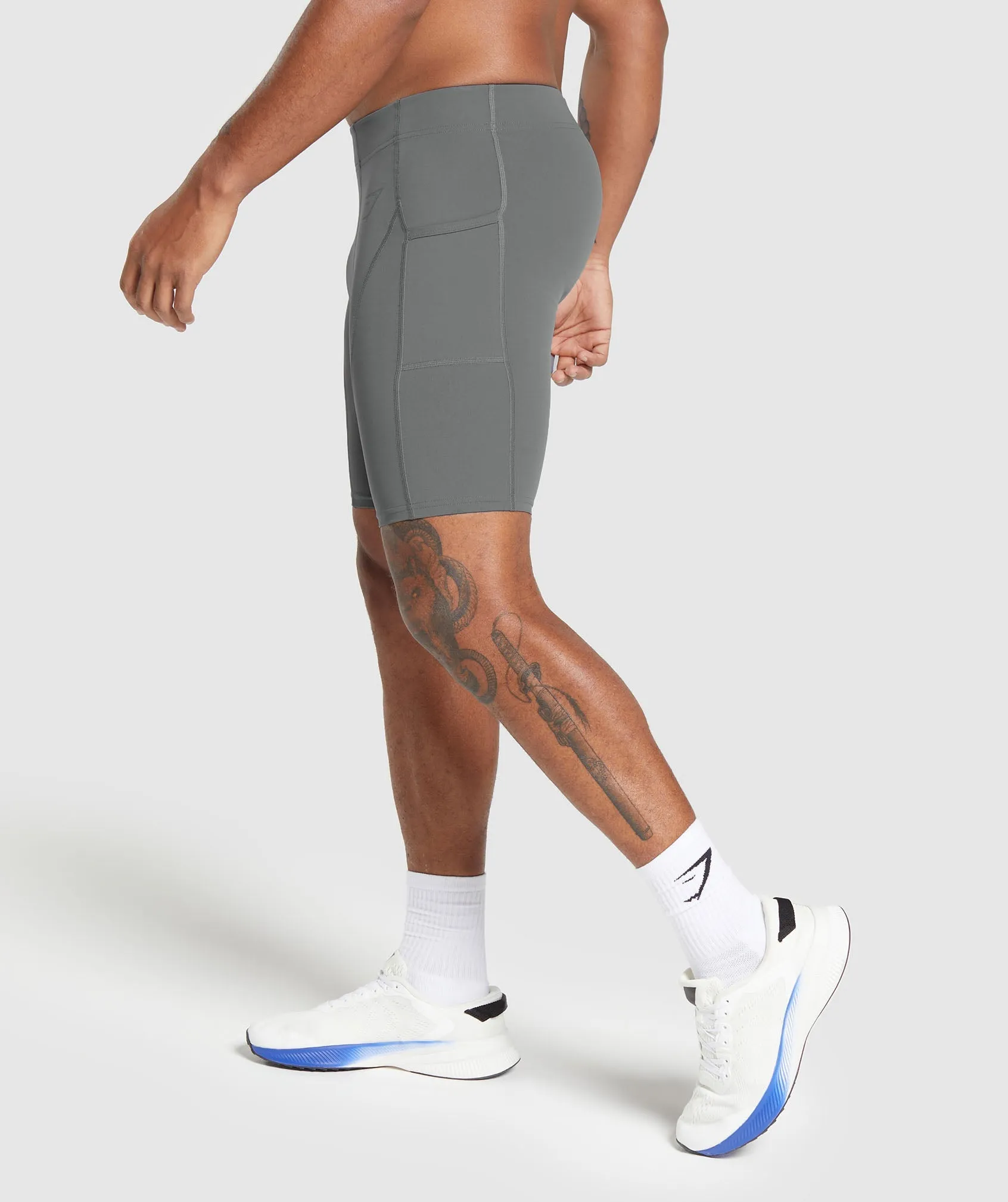 Gymshark Control Baselayer Shorts - Pitch Grey
