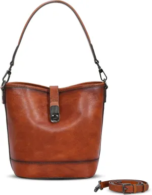 HESHE Genuine Leather Purses Hobo Bags for Women Tote Handbag Crossbody Bag with Adjustable Strap Travel Purse
