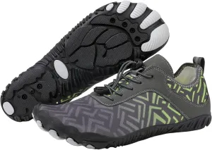 Hike Barefoot Shoes for Men Pro Footwear Shoes Mens Wide Toe Box Hiking Waliking Shoes Healthy & Non-Slip Barefoot Shoes Waterproof Trail Running Shoes