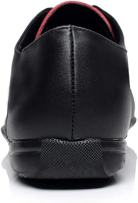 HROYL Men's Standard Latin/Jazz Dance Shoes Leather lace-up Ballroom W-701