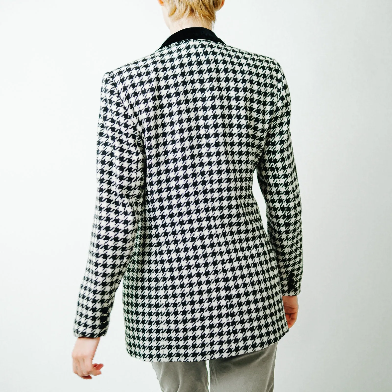 Hugo Buscati Milan Vintage Houndstooth Blazer -  10