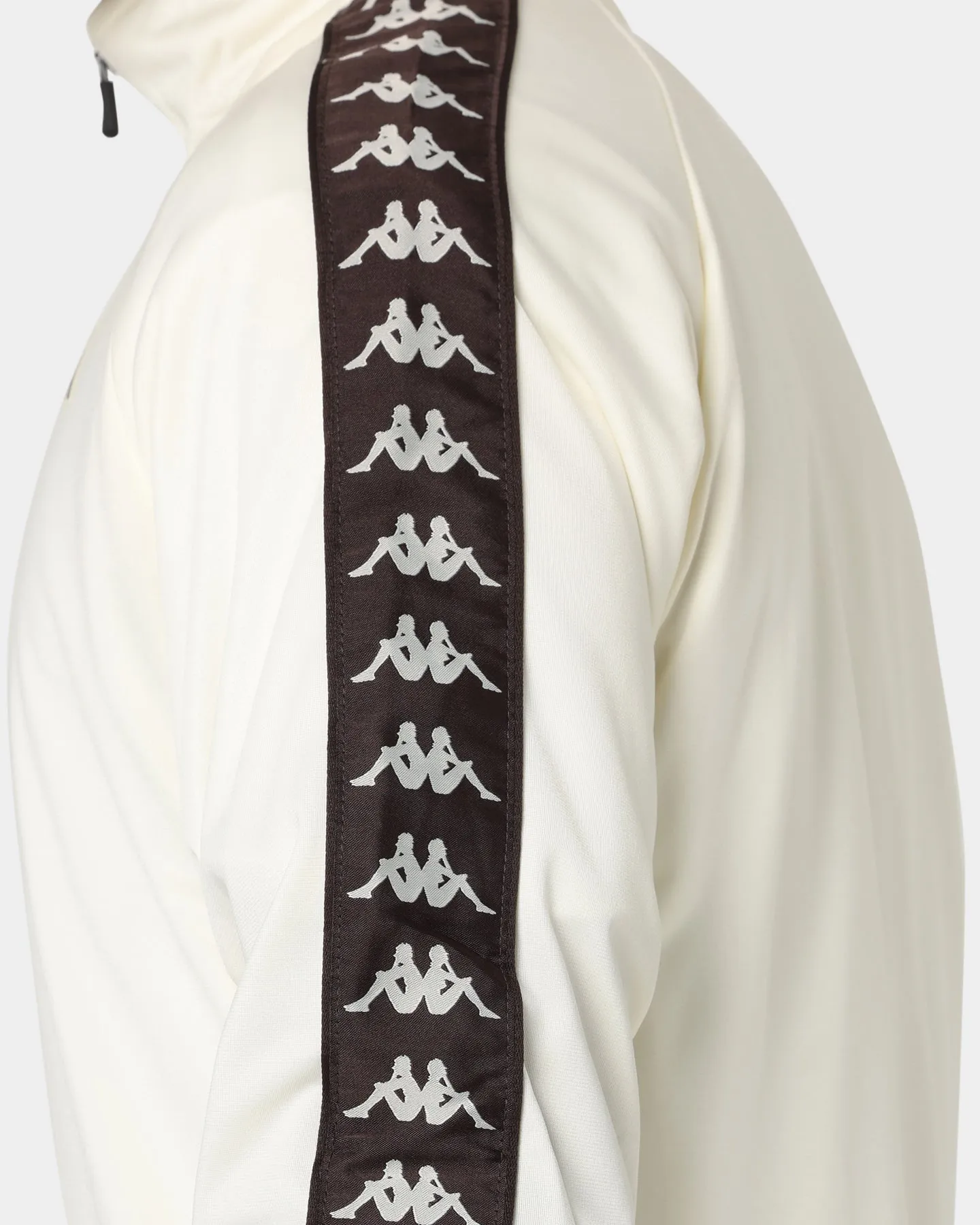 Kappa 222 Banda Anniston Slim Jacket White Cream/Brown