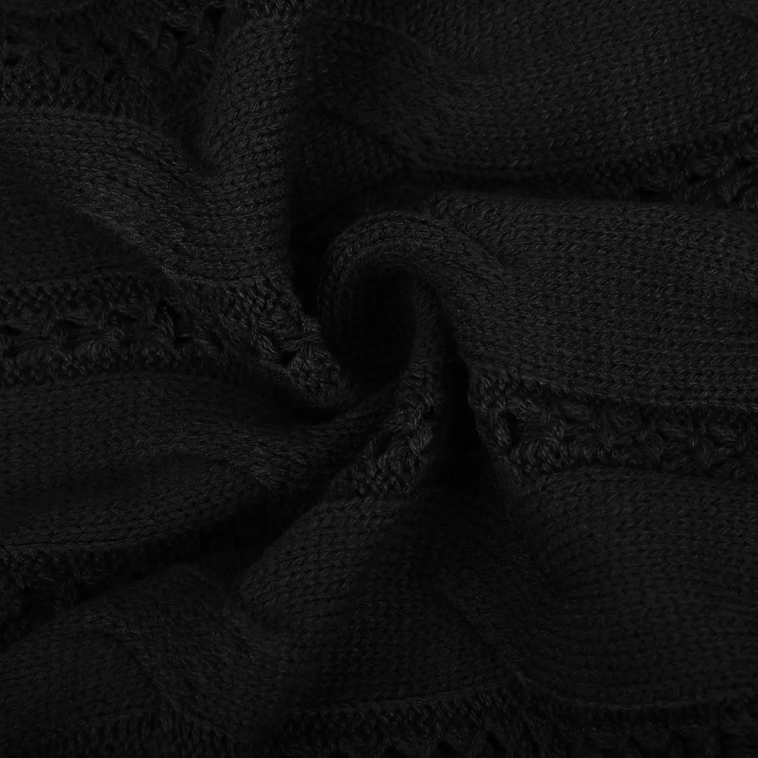 Lmdudan Women's Open Front Long Cardigan Sweaters 2023 Fashion Solid Color Chunky Knit Cable Sweater Winter Coats with Pocket