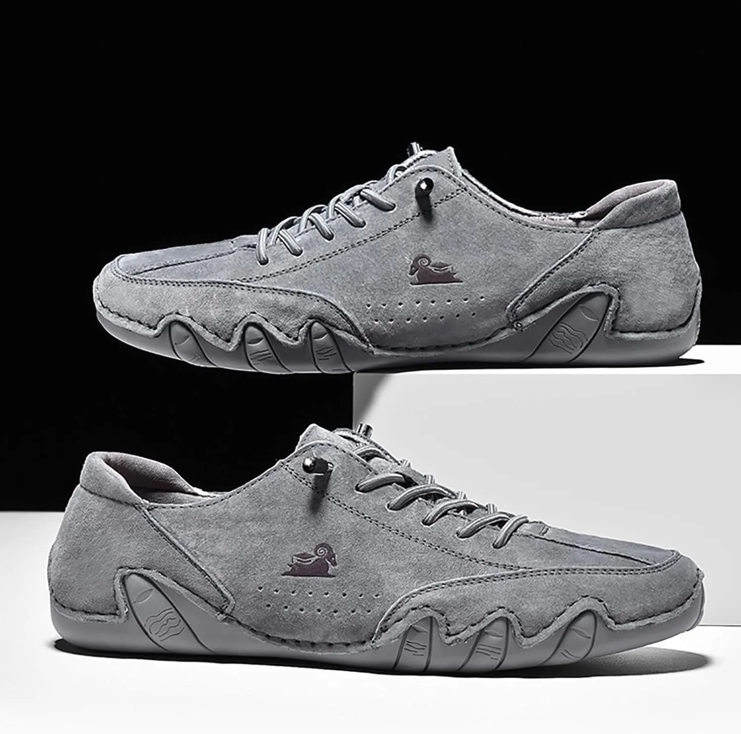 Men Leather Athletic Shoes Stylish and Durable Sports Sneakers Casual Shoes Sneaker Boots for Men Work