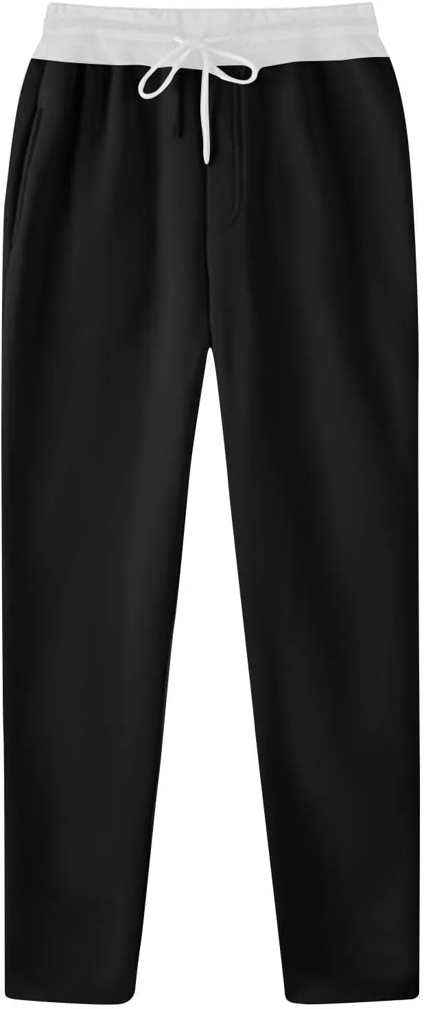 Mens Cargo Pants Men's Casual Pants Sweatpants Solid Color Running Fitness Pants Athletic Lounge Pants Sweat Pants