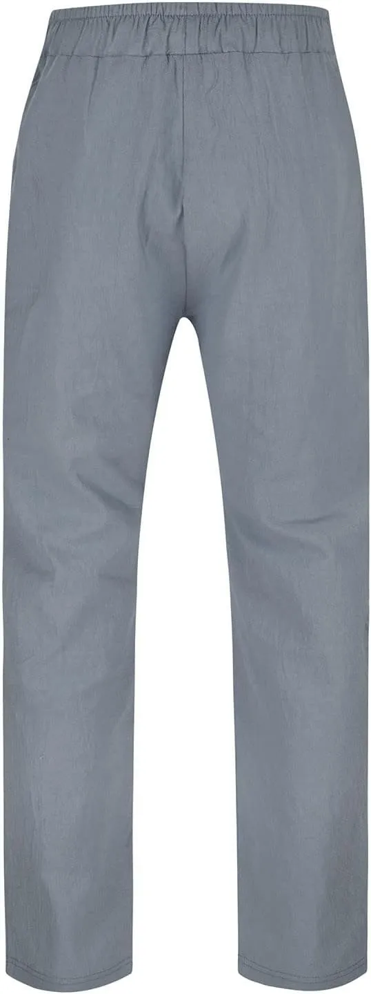 Men's Loose Fit Jogger Pants with Deep Pockets Athletic Basketball Workout Trousers for Running, Training, Gym