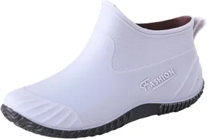 Men's Mid Length Rain Boots Rain Boots Water Boots Fishing Boots High-End Hand-Held Boots Snow Boots