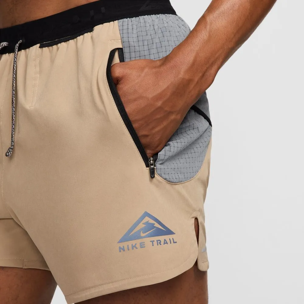 Mens Nike  Trail Second Sunrise DF 5in Shorts