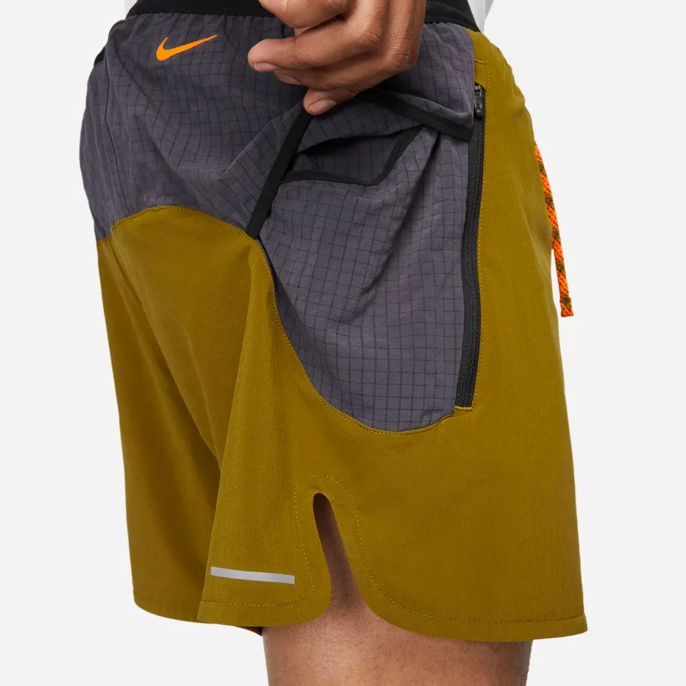 Mens Nike  Trail Second Sunrise DF 5in Shorts